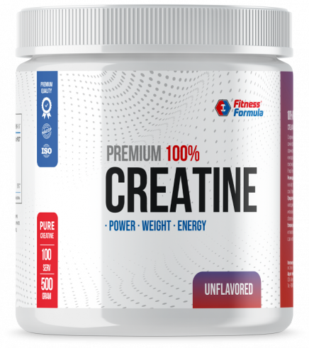 Моногидрат креатина Fitness Formula 100% Creatine Premium, 100% Креатин Премиум, 500 грамм