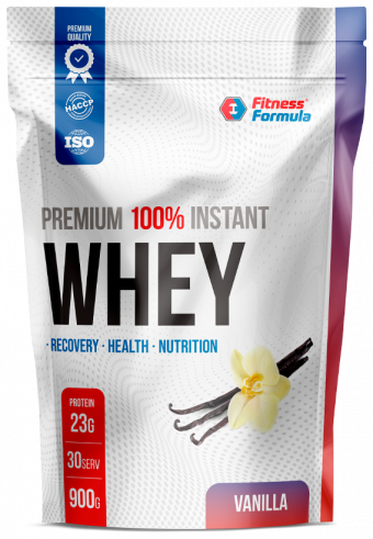 Fitness Formula 100% Whey Protein Premium, 100% Вей Протеин Премиум, 900 грамм