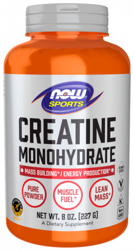 Моногидрат креатина NOW Creatine Monohydrate, Креатин Моногидрат, 227 грамм